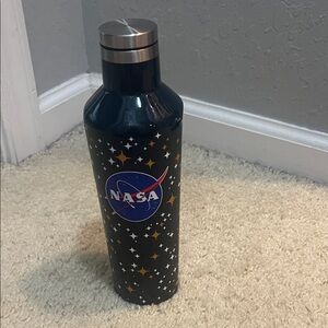 Corkcicle Navy and Gold Star Bottle